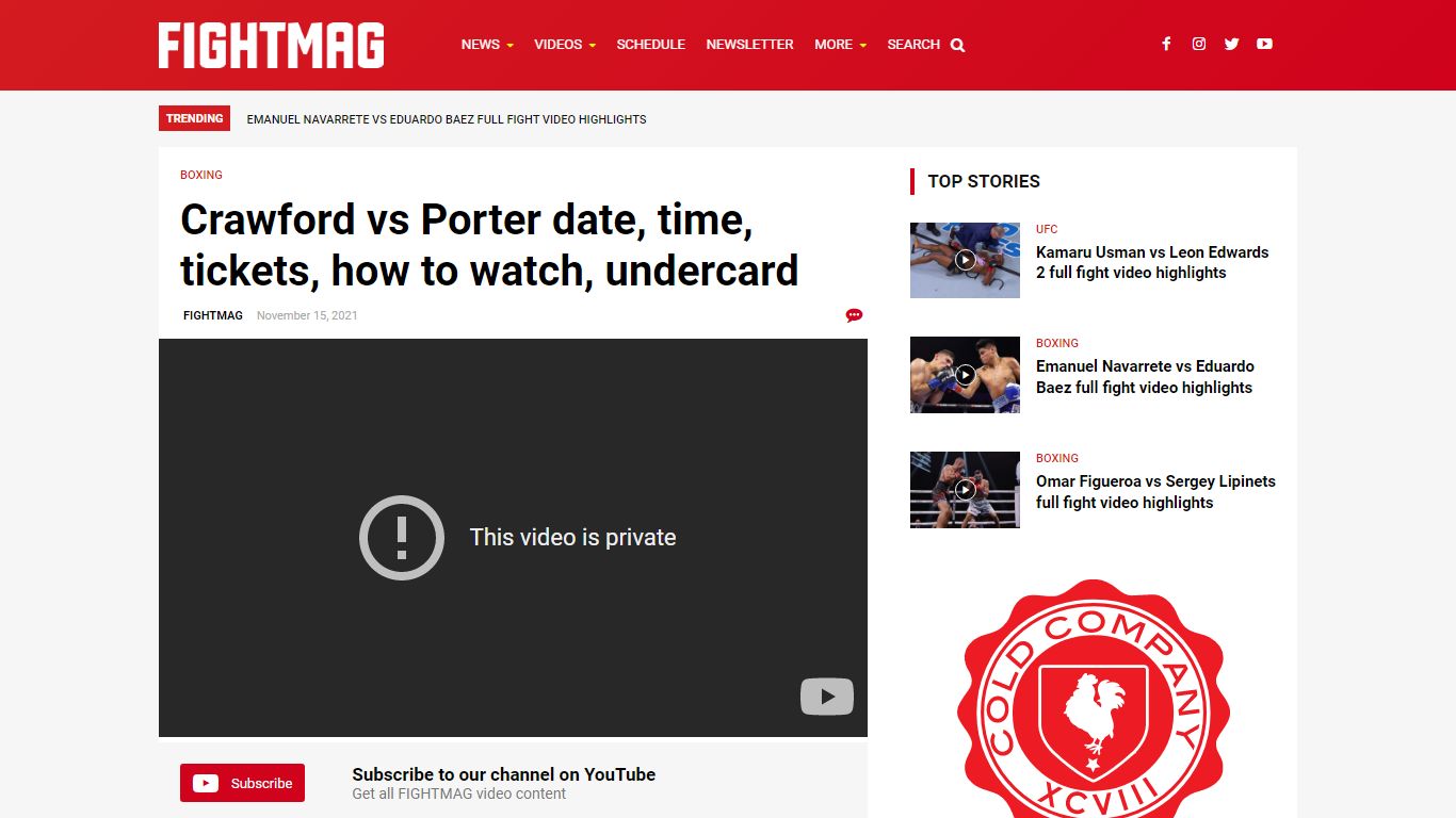 Crawford vs Porter date, time, tickets, how to watch, undercard